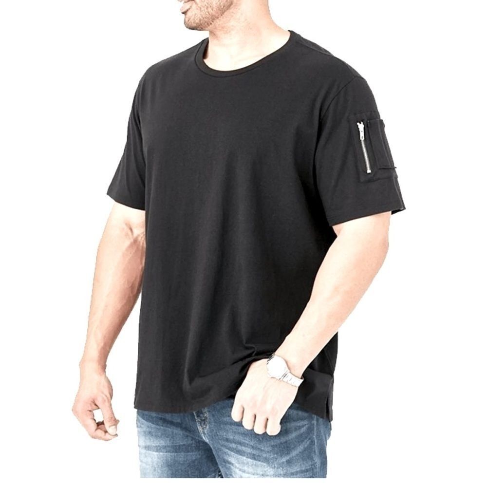 Mvp Collections Vaughn Productions
Men's Cargo Zipper Pocket T-shirt - Black